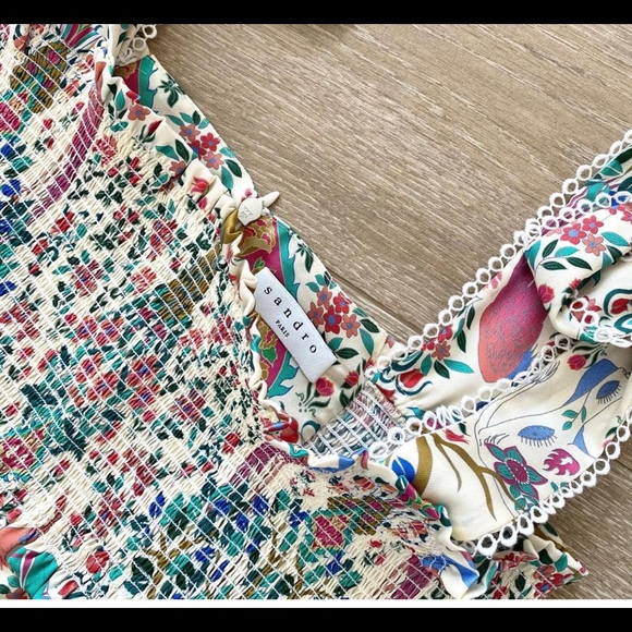 Sandro maxi dress w/adjustable shoulder straps. New with tags! Size 36 & 38! - Picture 2 of 5